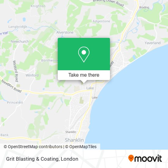 Grit Blasting & Coating map