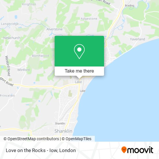 Love on the Rocks - Iow map