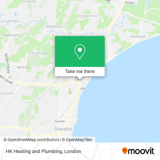 HK Heating and Plumbing map