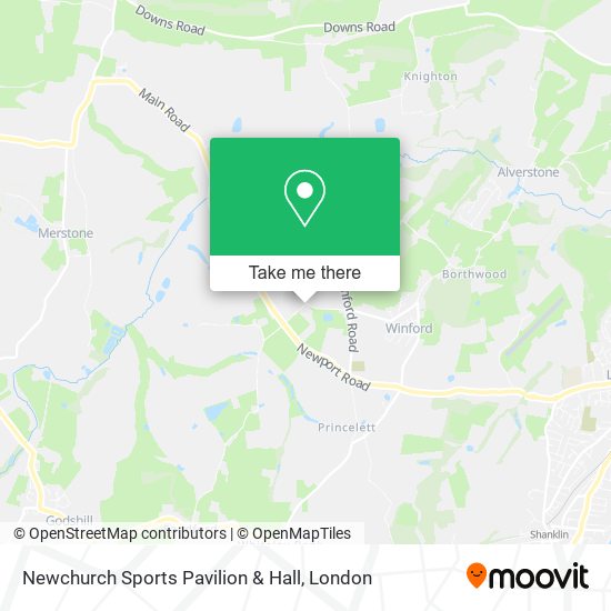 Newchurch Sports Pavilion & Hall map