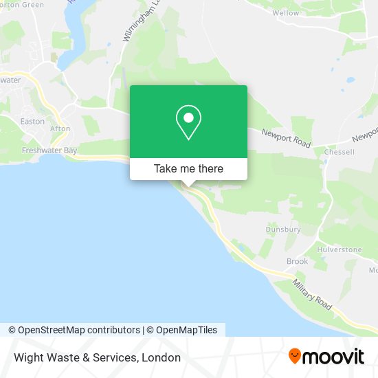 Wight Waste & Services map