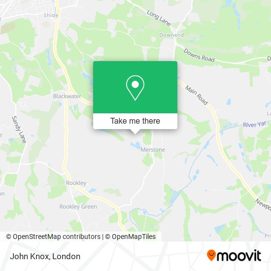 John Knox map