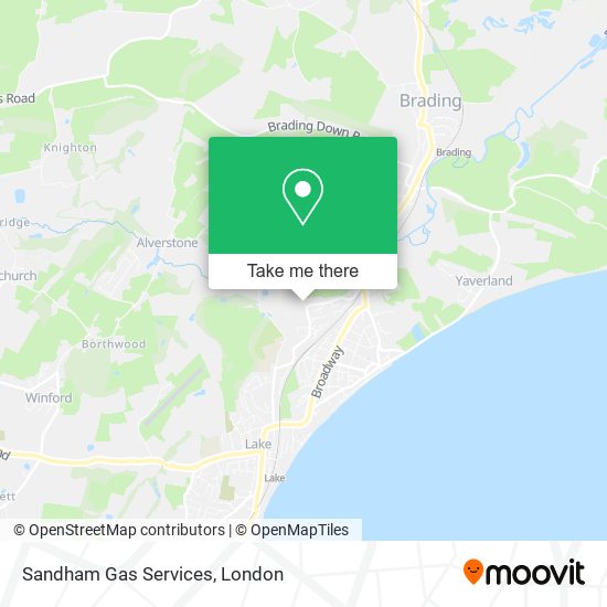 Sandham Gas Services map