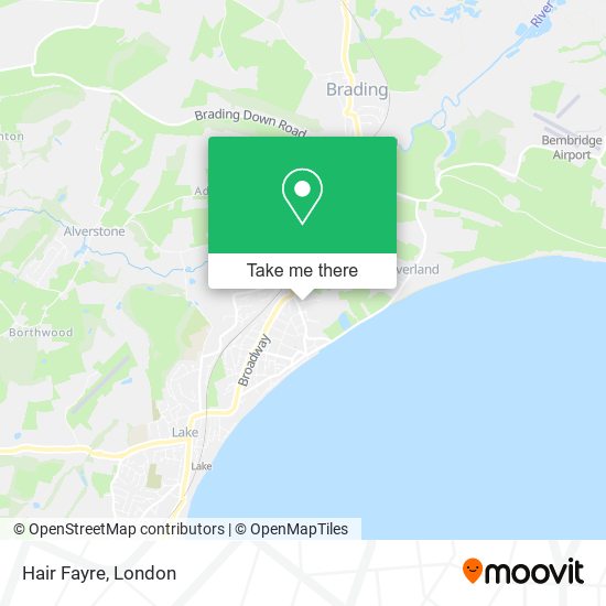 Hair Fayre map