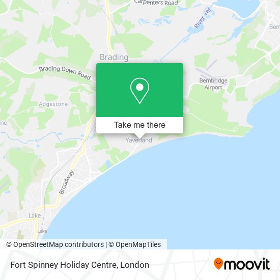 Fort Spinney Holiday Centre map