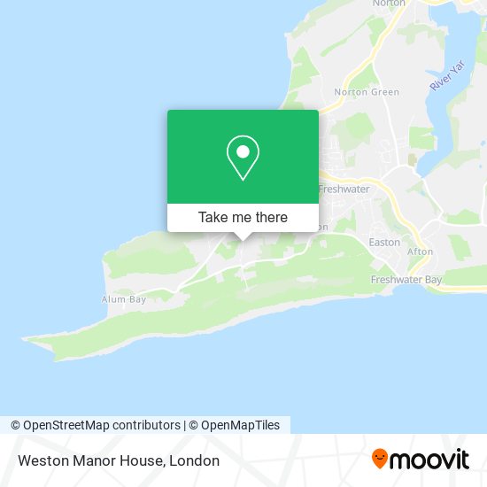 Weston Manor House map