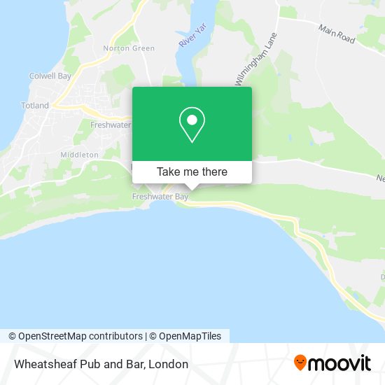 Wheatsheaf Pub and Bar map