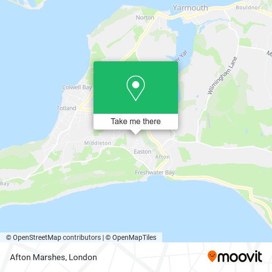 Afton Marshes map