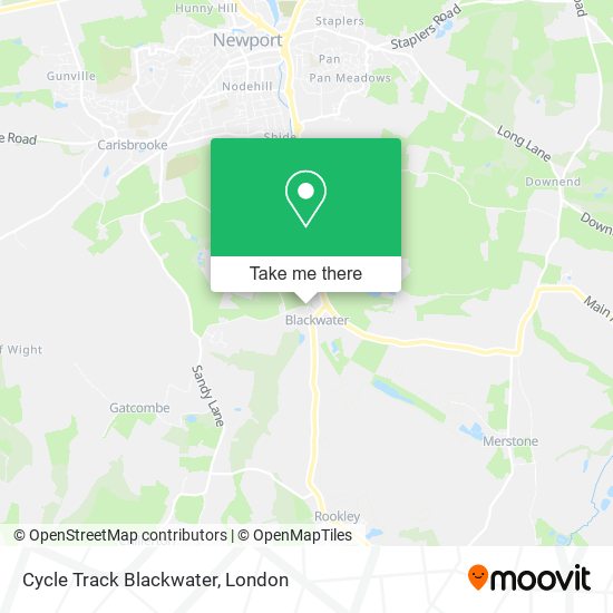 Cycle Track Blackwater map