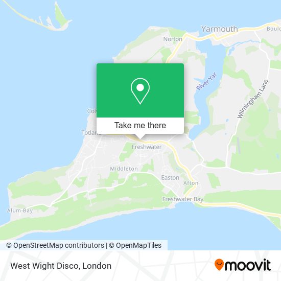 West Wight Disco map