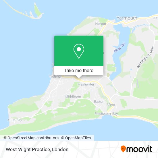 West Wight Practice map