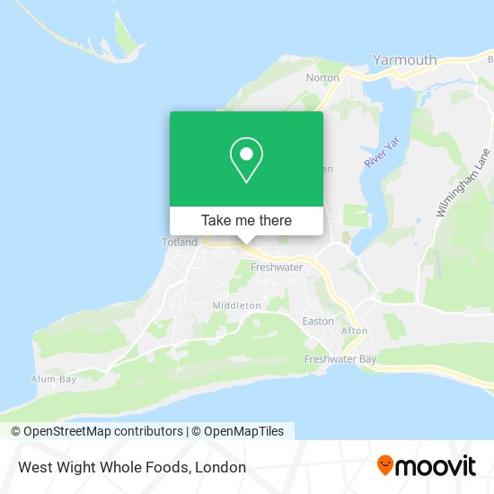 West Wight Whole Foods map