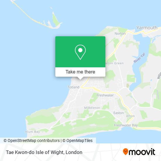 Tae Kwon-do Isle of Wight map