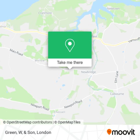 Green, W, & Son map