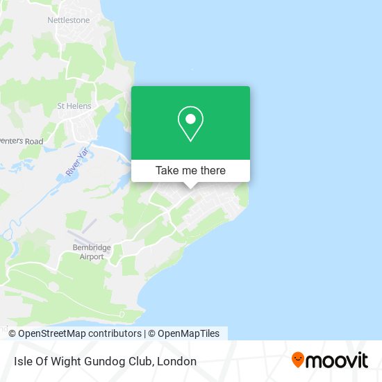 Isle Of Wight Gundog Club map