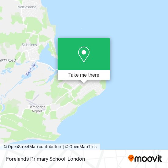Forelands Primary School map