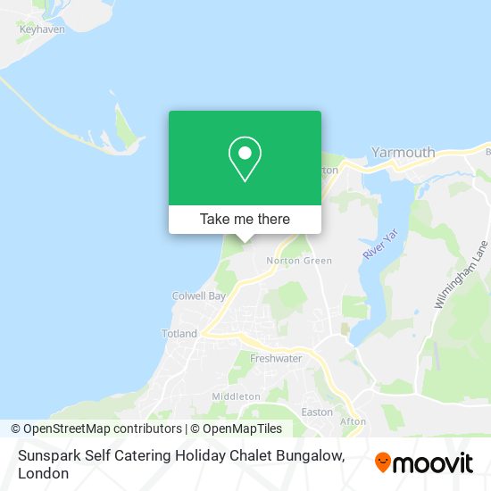 Sunspark Self Catering Holiday Chalet Bungalow map