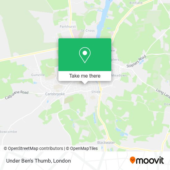 Under Ben's Thumb map
