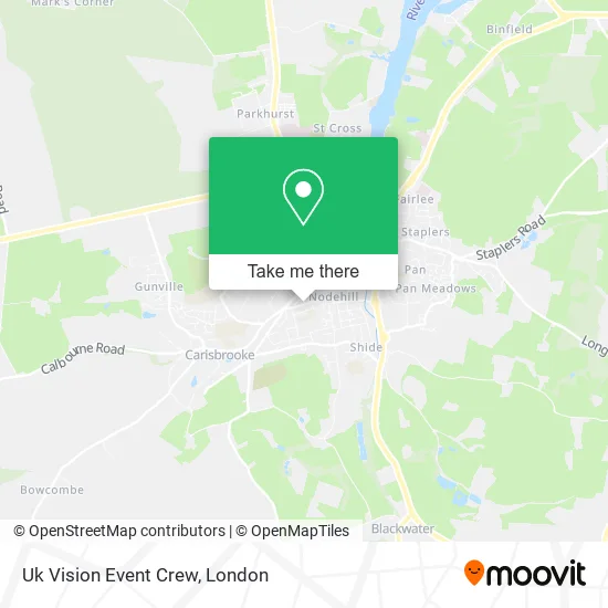 Uk Vision Event Crew map