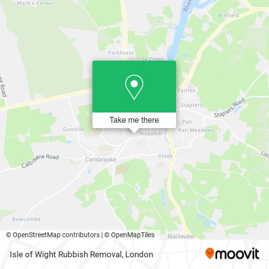 Isle of Wight Rubbish Removal map