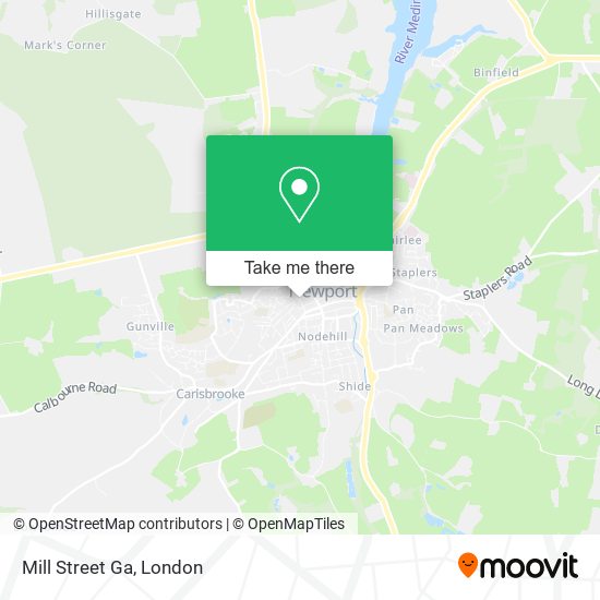 Mill Street Ga map