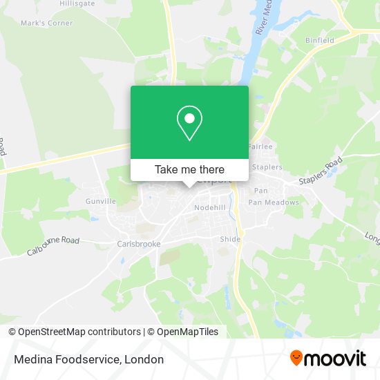 Medina Foodservice map