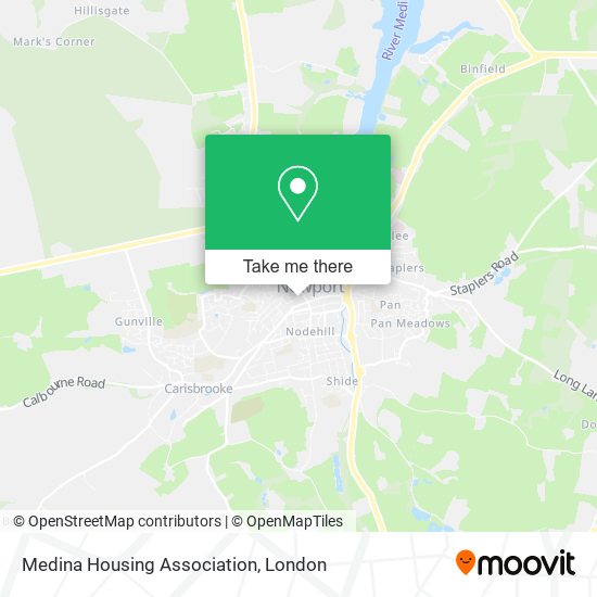 Medina Housing Association map