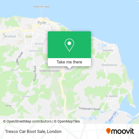Tresco Car Boot Sale map
