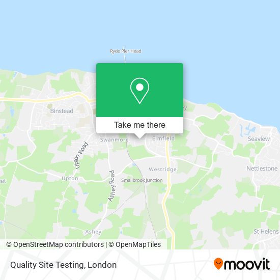 Quality Site Testing map