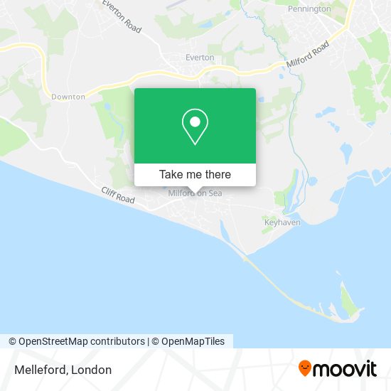 Melleford map