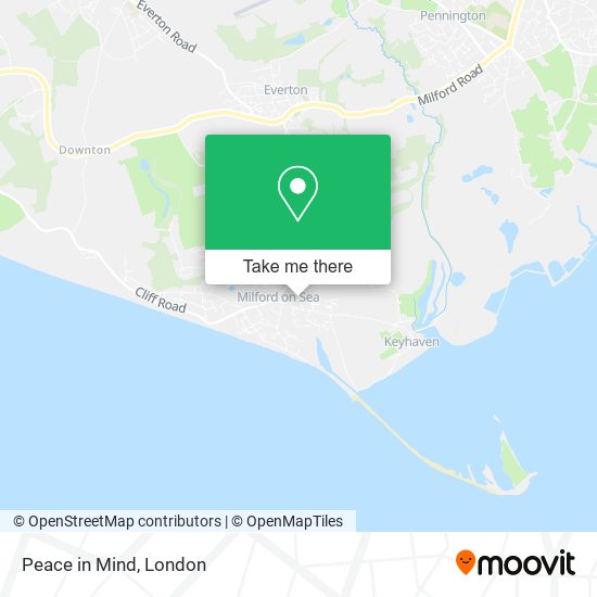 Peace in Mind map