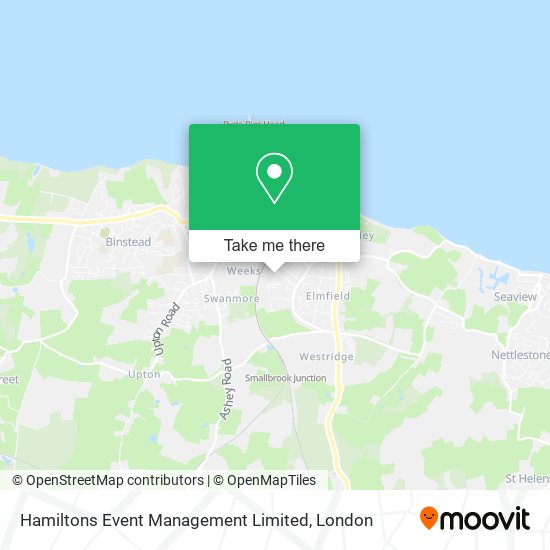 Hamiltons Event Management Limited map