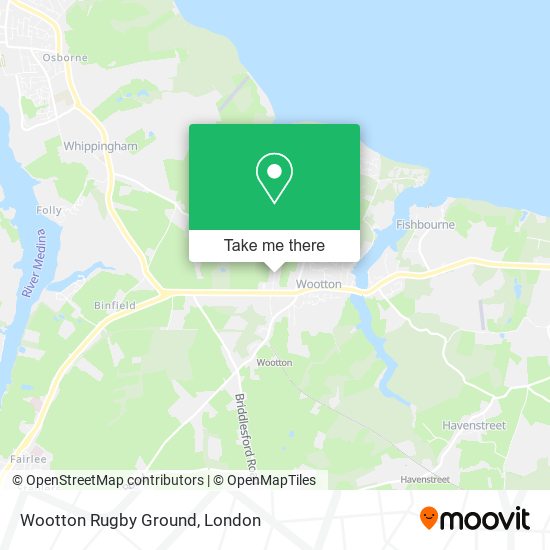 Wootton Rugby Ground map