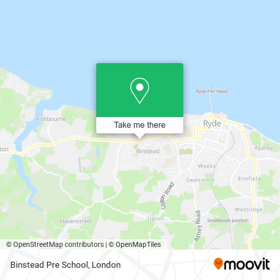 Binstead Pre School map