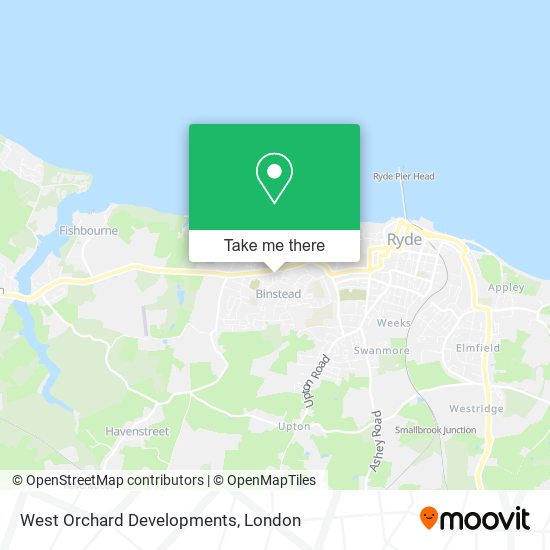 West Orchard Developments map