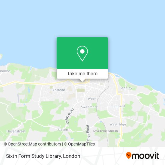 Sixth Form Study Library map