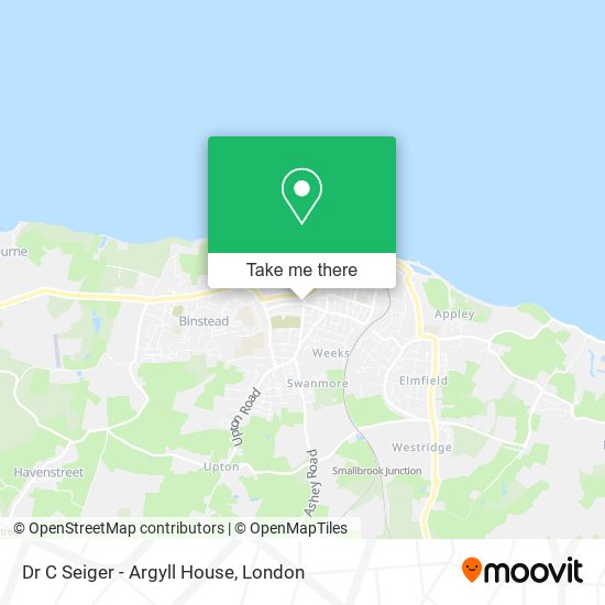 Dr C Seiger - Argyll House map