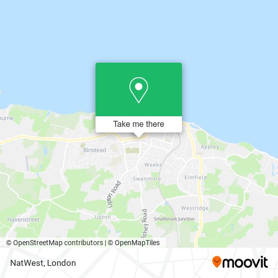 NatWest map
