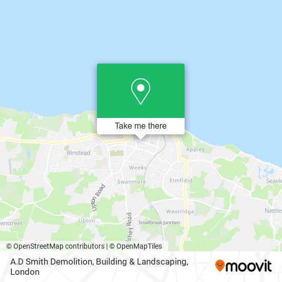 A.D Smith Demolition, Building & Landscaping map