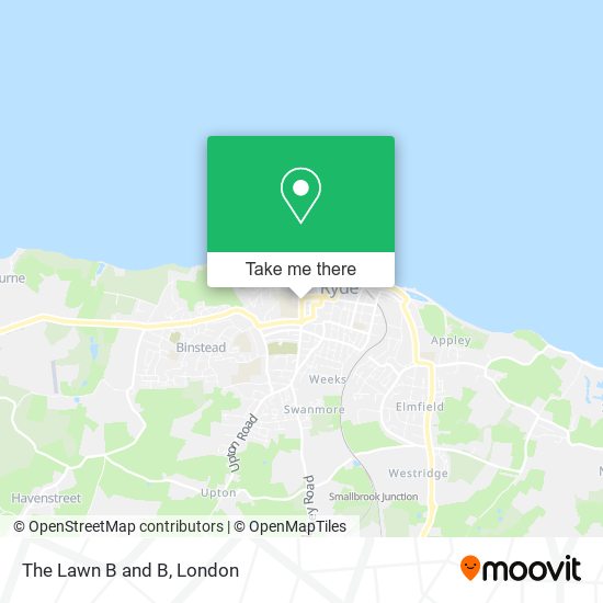 The Lawn B and B map