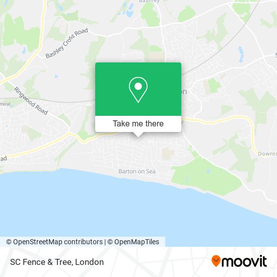 SC Fence & Tree map