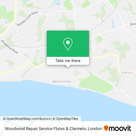 Woodwind Repair Service Flutes & Clarinets map