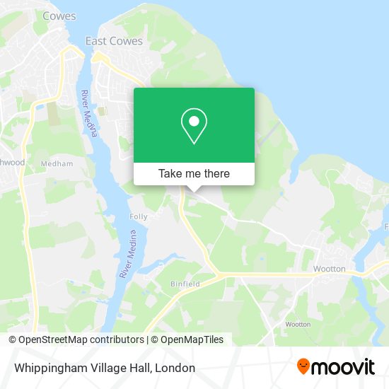 Whippingham Village Hall map