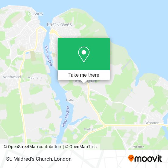 St. Mildred's Church map