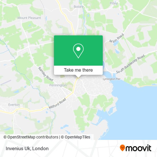 Invenius Uk map