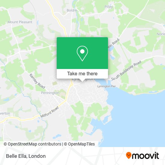 Belle Ella map