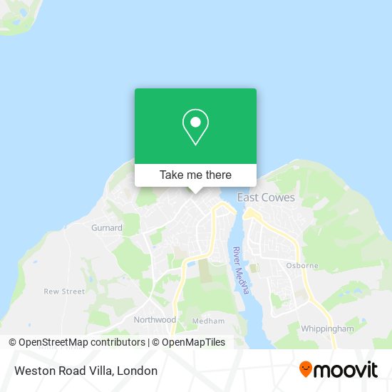 Weston Road Villa map