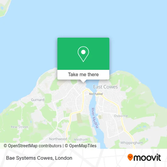 How to Get to Bae Systems Cowes in London by Bus, River Bus or Train?
