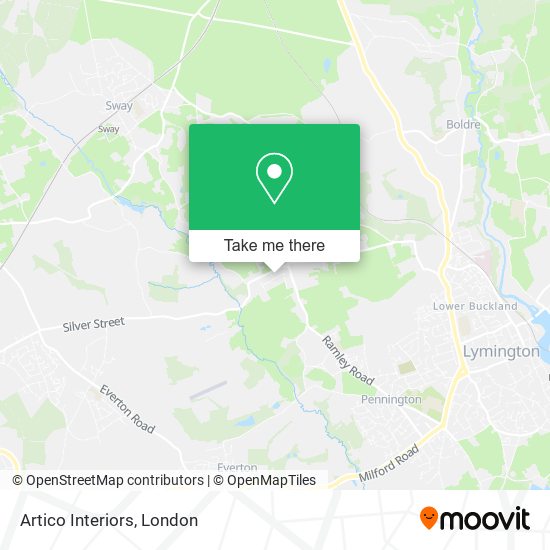 Artico Interiors map