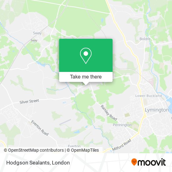 Hodgson Sealants map